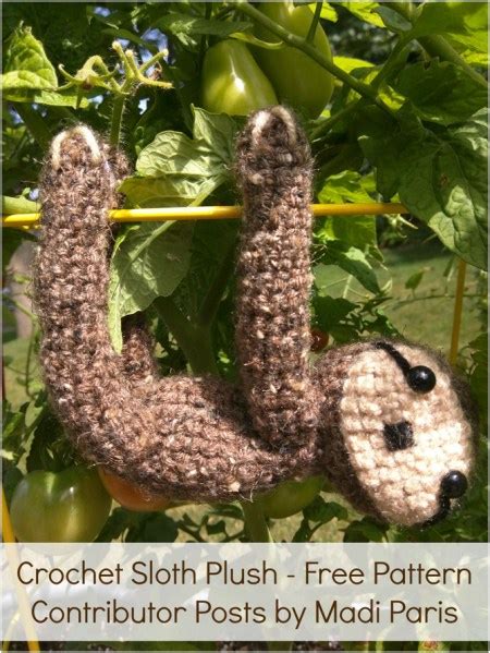 Crochet Sloth Plush - Free Pattern - The Stitchin Mommy