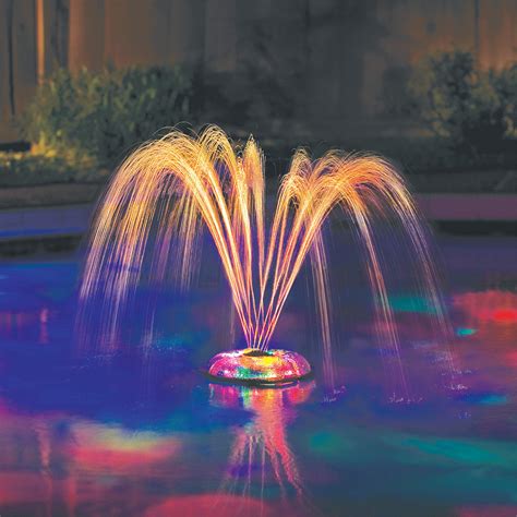 Swimming Pool Lights Underwater Floating Fountain Show Waterfall LED Multi Color 712910135672 | eBay