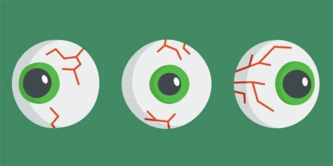 Set of scary eyes in cartoon style. Halloween design elements. 11875998 Vector Art at Vecteezy