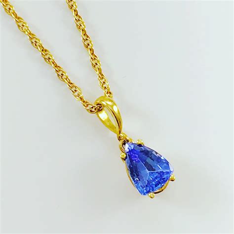 Petite Tanzanite Pendant (P1853) - Summit Jewelers | 7821 Big Bend Blvd. | Webster Groves, MO ...