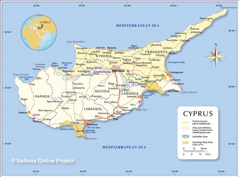 Where Is Cyprus Map