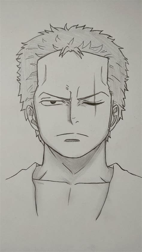 How To Draw Zoro Easy