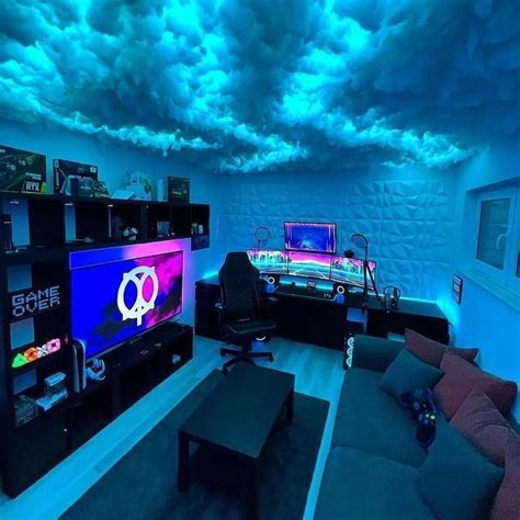 Luxury Gaming Room Idea l game room setup l game room decor l game room ...