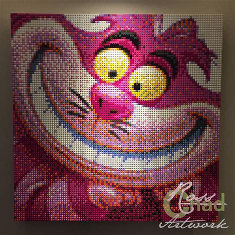 Cheshire Cat LEGO Mosaic by ChadRossArtwork on DeviantArt