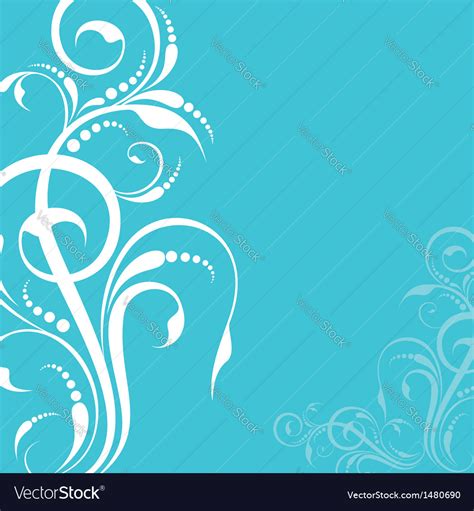 Creative floral design background Royalty Free Vector Image