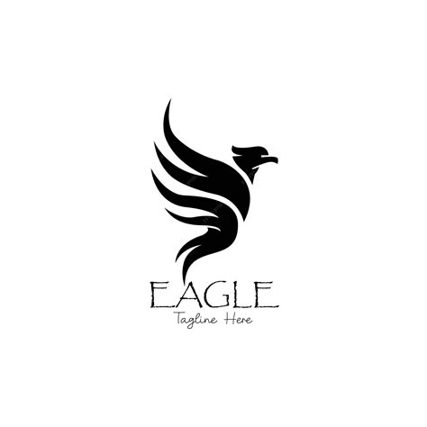 Premium Vector | Eagle logo vector white background