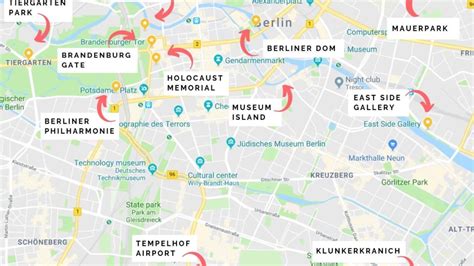 Berlin Attractions Map - 12 Unique Things to do in Berlin - La Vie en ...