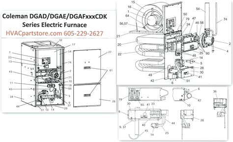 Trane Gas Furnace Parts Diagram