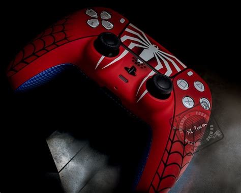 Spiderman Miles Morales Themed PS5 Custom Dualsense Controller ...