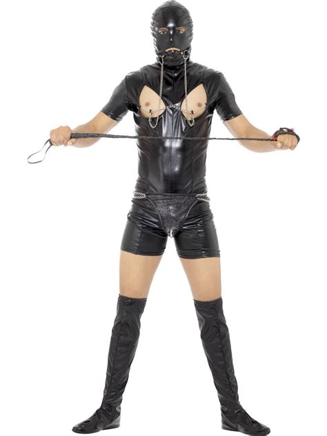 Gimp Suit Bondage Costume Pulp Fiction Funny PVC Stag Bucks – Abracadabra Fancy Dress