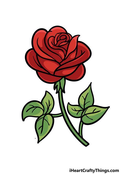 Rose Flower Cartoon Pictures | Best Flower Site