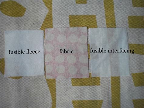 This is how I fuse interfacing and fleece to fabric | Projects by Jane