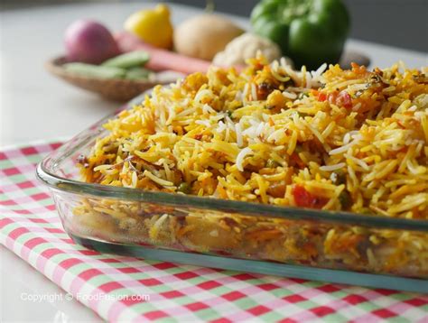 Mughlai Vegetable Biryani – Food Fusion