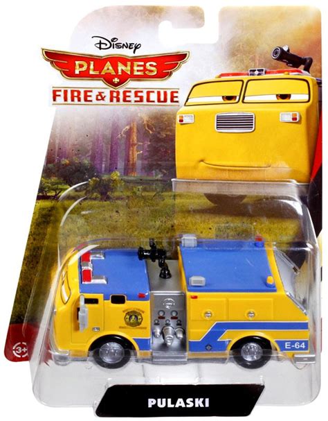 Disney Planes Fire Rescue Pulaski 155 Diecast Vehicle Mattel Toys - ToyWiz