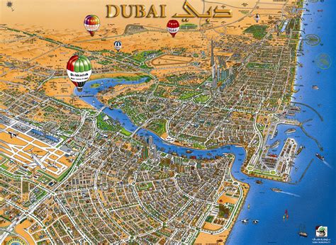 Dubai Tourist Map - Dubai • mappery