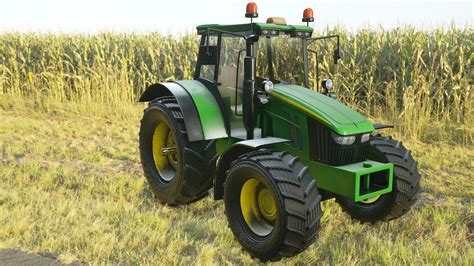 Modern Heavy Agriculture Tractor - 3D Model by Locus Models