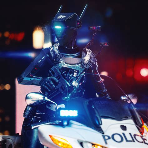 Police Wallpaper 4K, Chappie, Robot, Sci-Fi, #6796