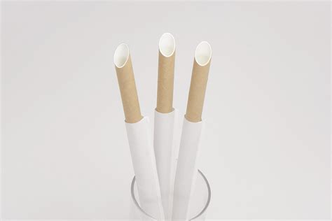 Bubble Tea Paper Straws Wrapped China Manufacturer - ECOPAK