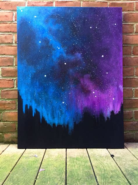 galaxy painting easy step by step - Kasi Callender