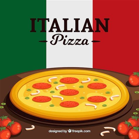 Free Vector | Italian pizza background