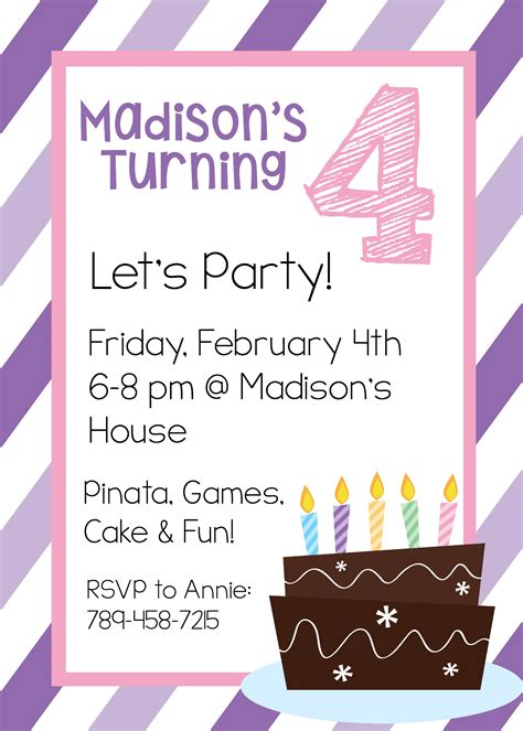 Make Printable Party Invitations Online Free - Free Printable