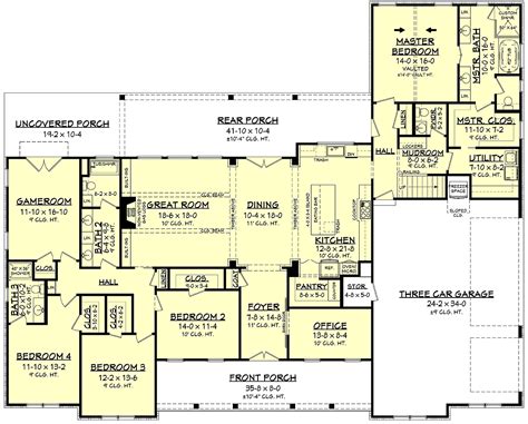 Floor Plans For 4 Bedroom Home | www.resnooze.com