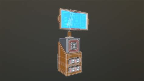 ArtStation - Scifi computer console | Game Assets