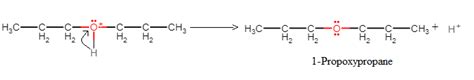 How is 1-propoxypropane synthesised from propan-1-ol? Write | Quizlet