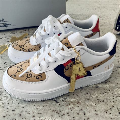 Gucci Nike Air Force 1s Custom Handmade Edition | ubicaciondepersonas.cdmx.gob.mx