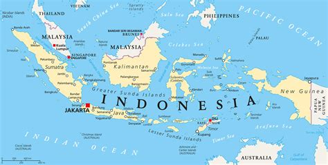 Indonesia States Map