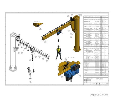 Cool Jib Crane Cad Drawing 2022 | PeepsBurgh.Com