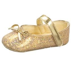 Shop Baby Girl Gold Glitter Shoes - Free Shipping On Orders Over $45 ...