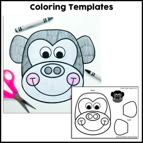 Gorilla Craft Activity - Crafty Bee Creations