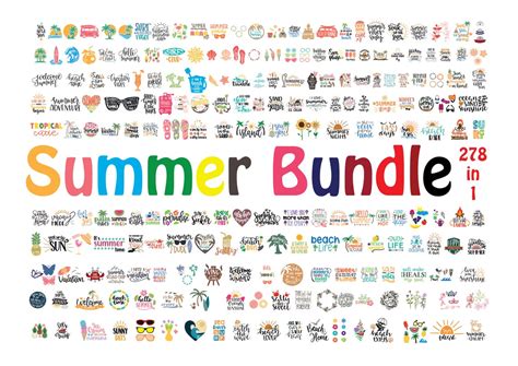 Summer Bundle SVG Summer SVG Bundle SVG Beach Svg Bundle | Etsy