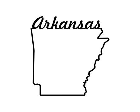 Arkansas State Outline Images – Browse 2,506 Stock Photos, Vectors, and ...