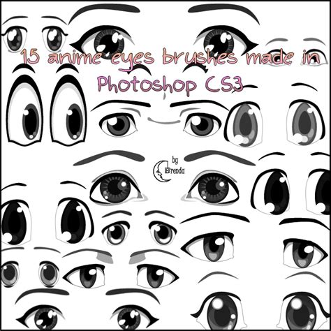 Anime Eyes Brushes PS by Coby17 on DeviantArt