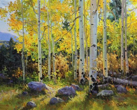 Aspen Tree Painting Original Canvas Art Aspens Large Modern - Etsy ...