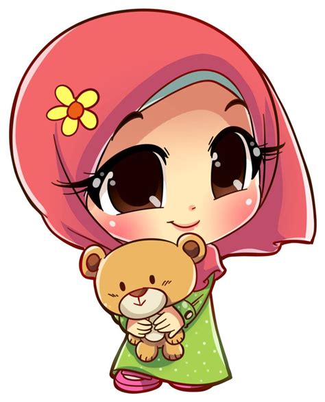 Gambar Kartun Muslimah Comel Percuma | Cikgu Ayu dot My