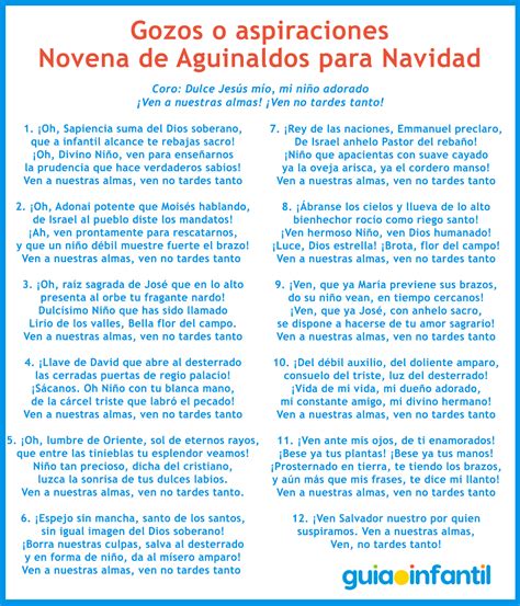 Gozos. Novena de Aguinaldos para Navidad