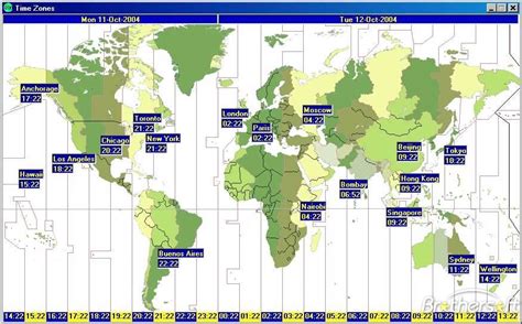 World Time Map - World Maps