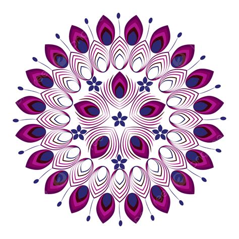 Mandala Vector Design Images, Alpona Mandala, Alpona, Mandala, Flower ...