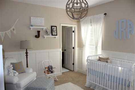 Beige and White Neutral Nursery for Baby Boy - Project Nursery