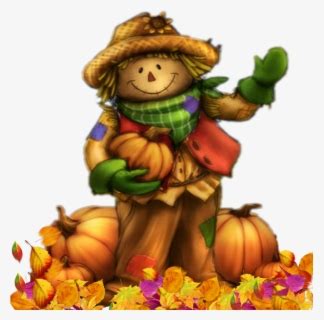 Scarecrow Transparent Cute Fall - Scarecrow Face Clip Art , Free Transparent Clipart - ClipartKey