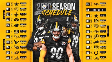 Steelers 2023 Schedule Printable - Printable Word Calendar