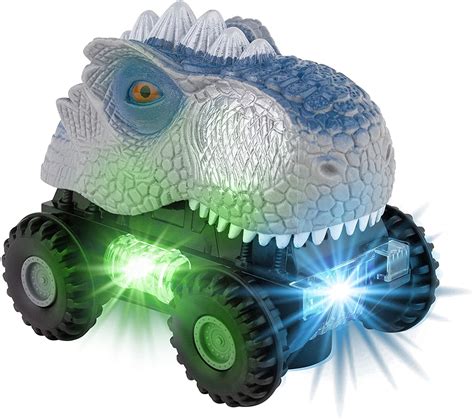 Toy To Enjoy Dinosaur Car with LED Lights & Sound – Animal Vehicle Toys for Kids & Toddlers ...