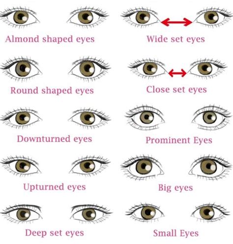 All Eye Shapes Chart