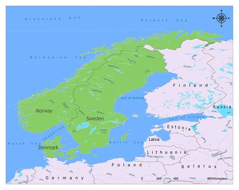 Scandinavian Countries / Which Countries are Scandinavian? | Mappr