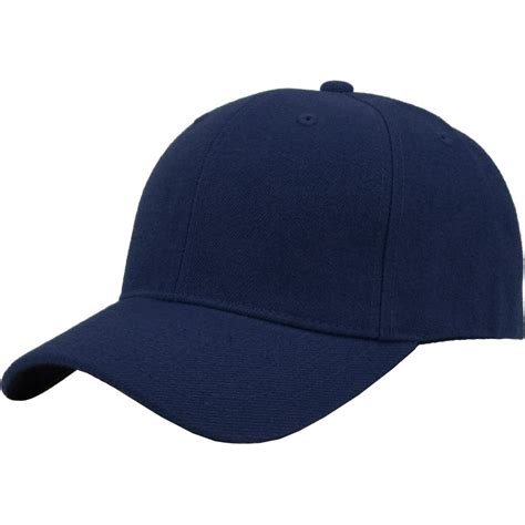 Solid Baseball Cap Velcro Adjustable Closure Plain Dad Hat - Walmart ...