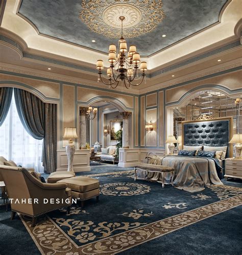 Luxury Master Bedroom "Dubai". — Taher Design Studio | Luxury bedroom master, Luxurious bedrooms ...