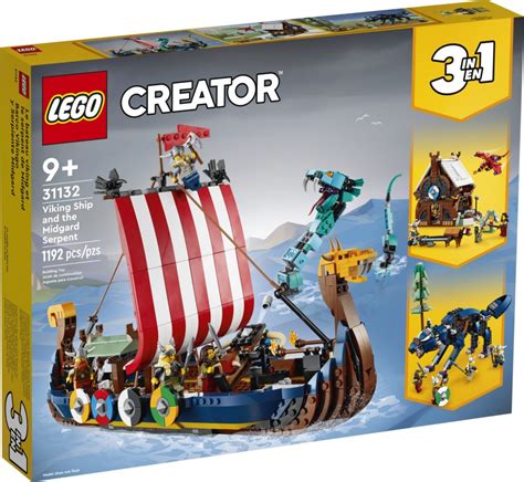 LEGO Creator Viking Ship and the Midgard Serpent (31132) Official Images! – The Brick Post!